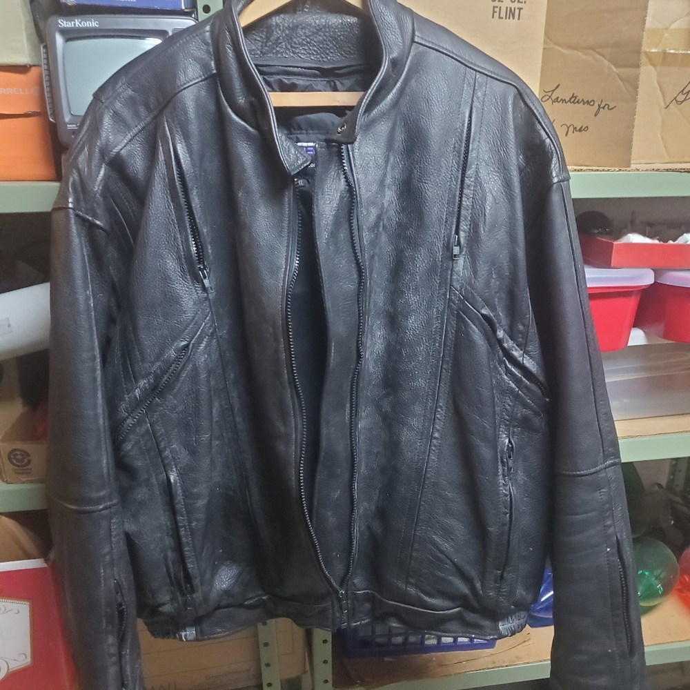 Mens leather jacket